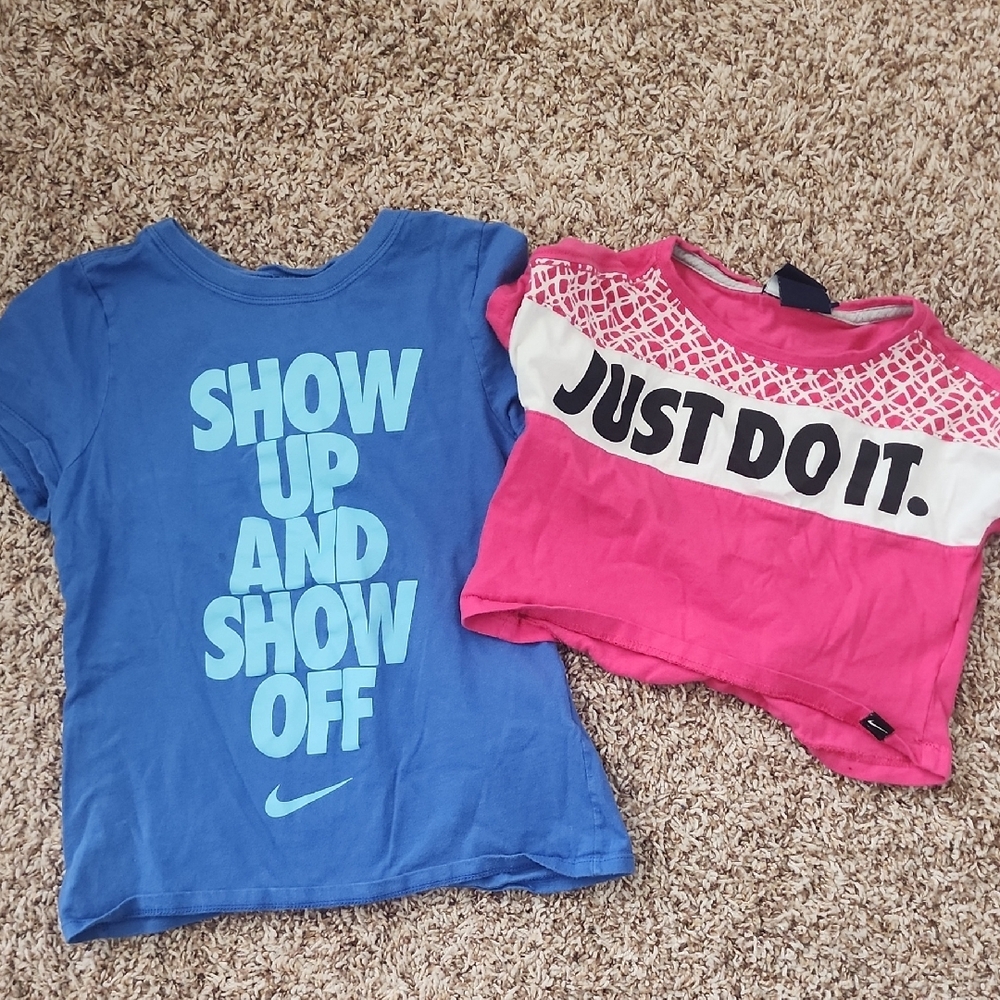 Nike Kids Blue Graphic T-Shirt